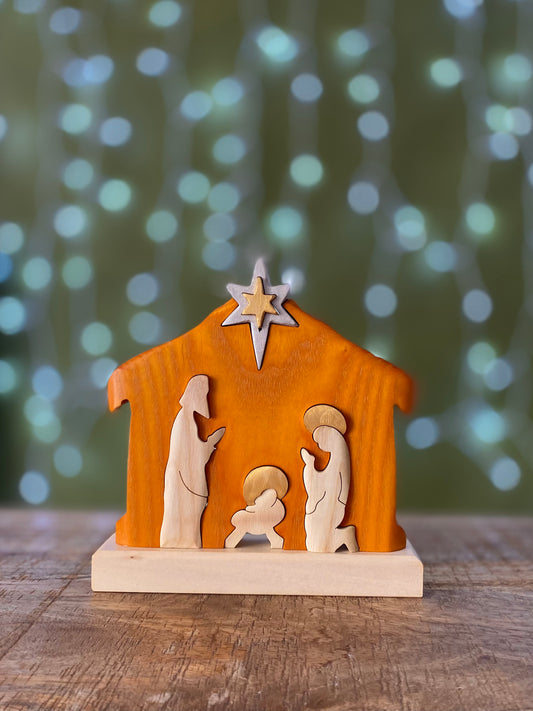 Medium A3 Nativity Scene