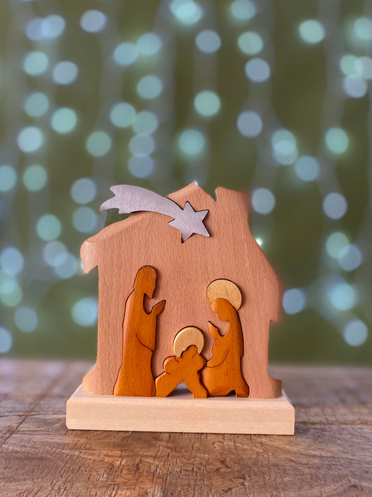 Medium A4 Nativity Scene