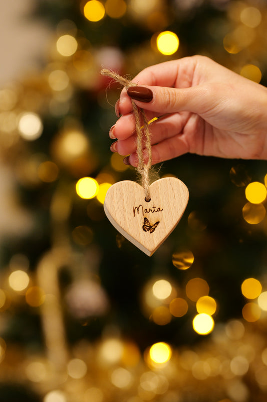 Christmas Heart Ornament