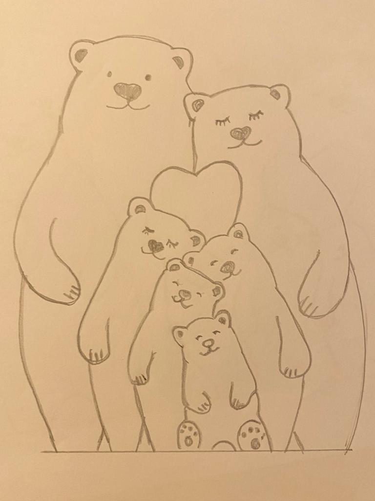 Bear family (2 to 6)