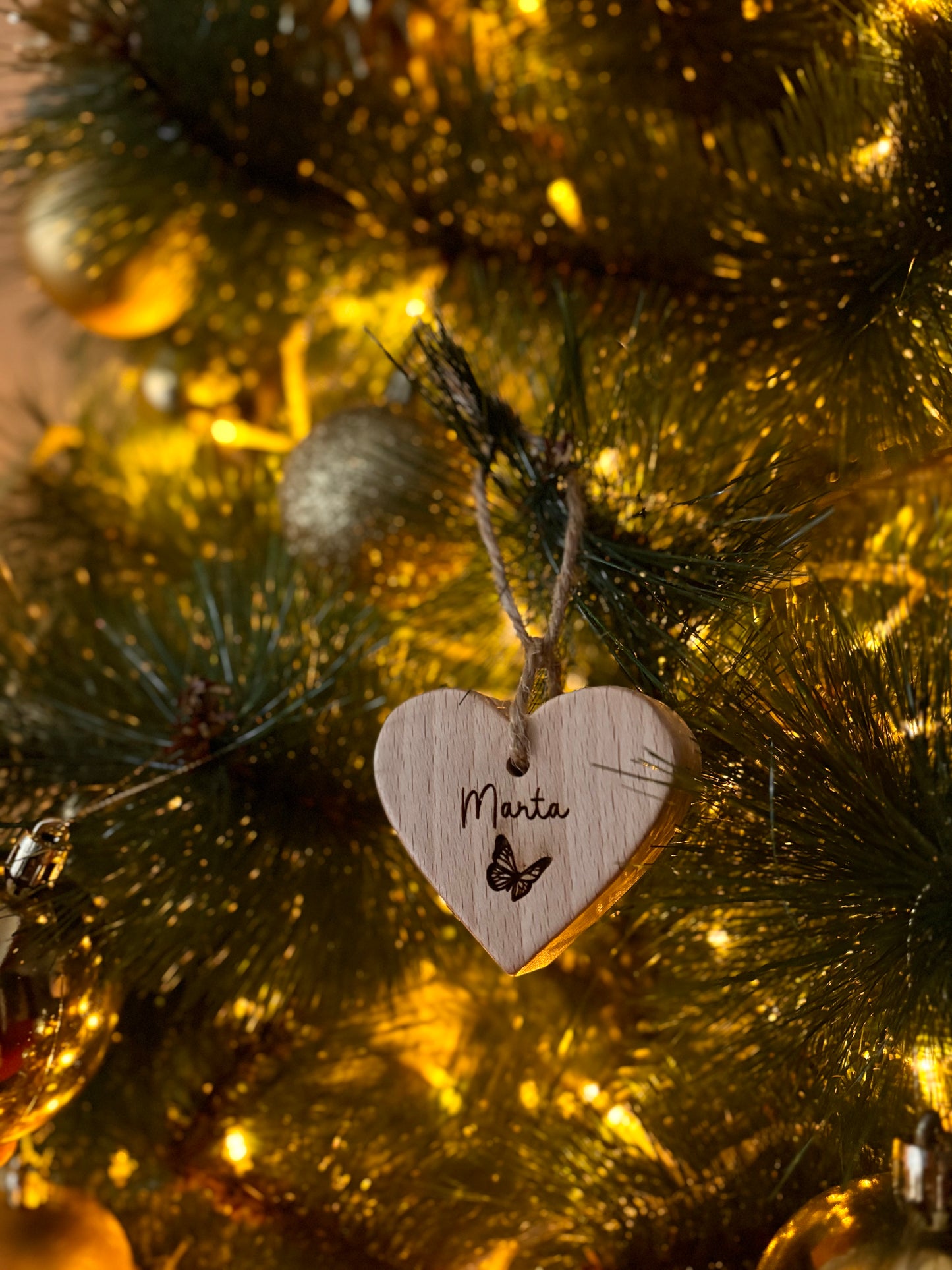 Christmas Heart Ornament